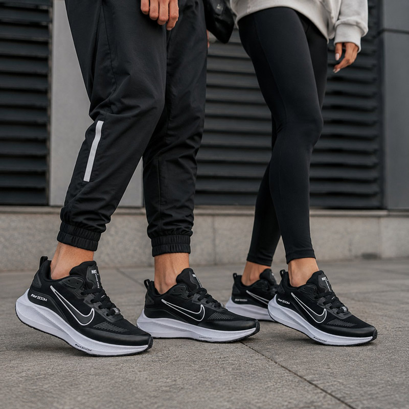 کفش و کتانی مردانه و زنانه مدل نایک زوم NIKE_ZOOM رنگ مشکی سفید کد 41979