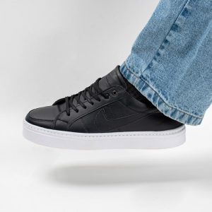 کفش کتانی اسپرت مردانه رنگ مشکی مدل نایک NIKE AIR FORCE کد 71185