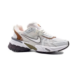 کفش و کتانی زنانه و دخترانه مدل نایک کوشلون NIKE V2K رنگ سفید نباتی کد 41728