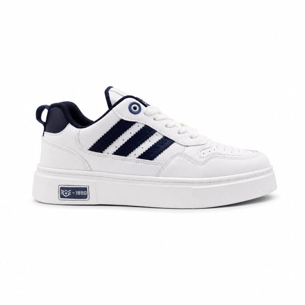 کفش و کتانی مردانه مدل آدیداس ADIDAS رنگ سفید سرمه ای کد 30080