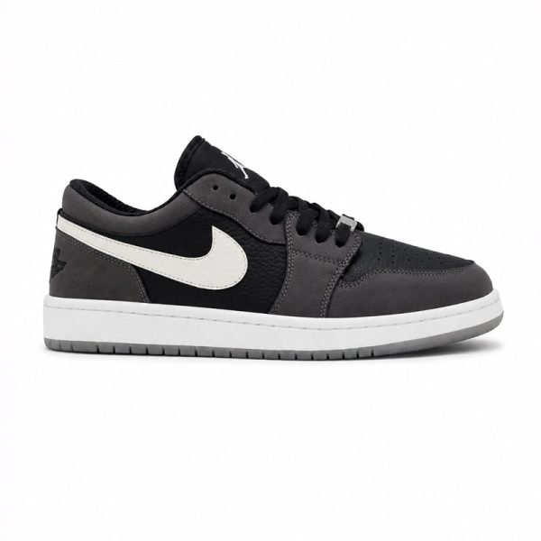 کفش و کتانی مردانه مدل NIKE AIR JORDAN 1 رنگ مشکی طوسی کد 30194