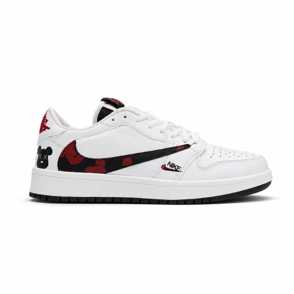 کفش و کتانی مردانه مدل نایک ترویس NIKE TRAVIS رنگ سفید مشکی کد 30197