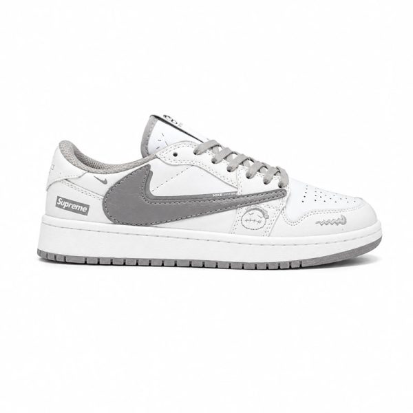 کفش و کتانی مردانه مدل نایک ترویس NIKE TRAVIS رنگ سفید طوسی کد 30246